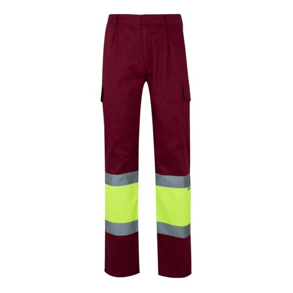 VL POSEIDON. Two-tone multi-pocket twill trousers (210g/m²), in cotton (20%) and polyester (80%)