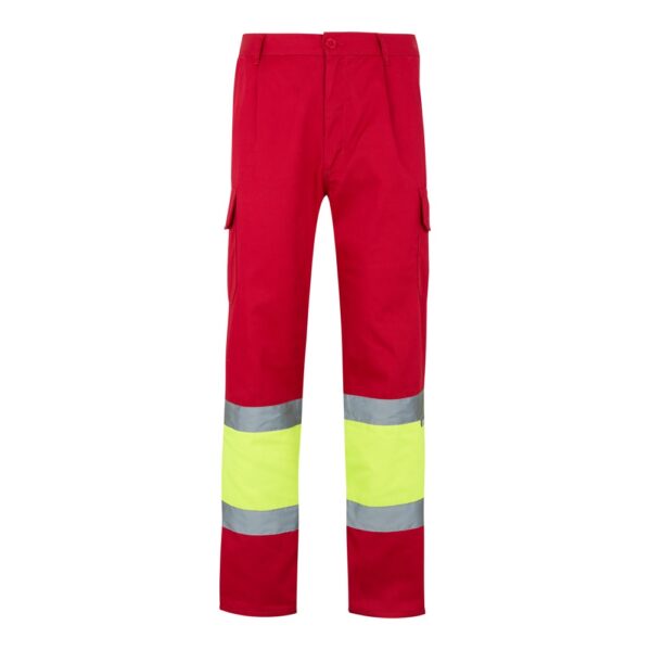 VL POSEIDON LARGE. Two-tone multi-pocket twill trousers (210g/m²), in cotton (20%) and polyester (80%)