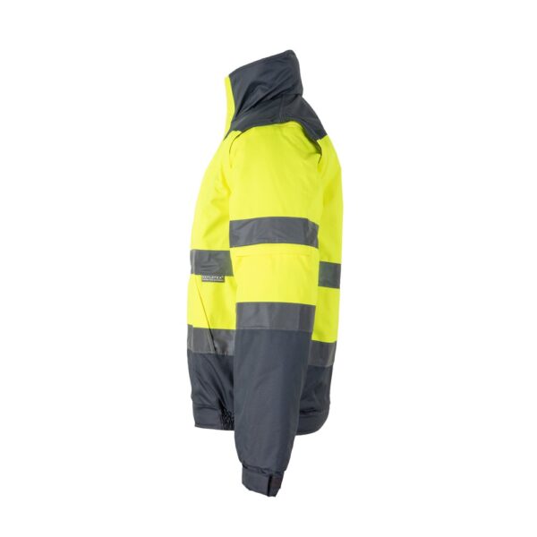 VL JUPITER. Two-tone padded jacket (180g/m²) in polyester (100%), with PU coating