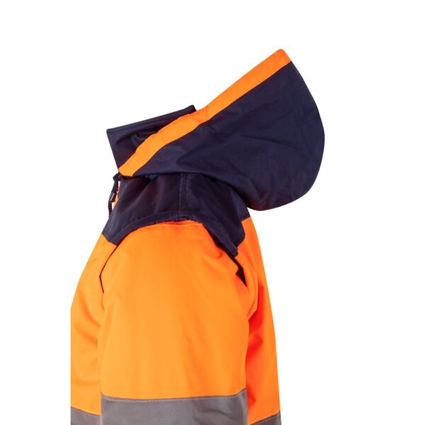 VL JUPITER. Two-tone padded jacket (180g/m²) in polyester (100%), with PU coating