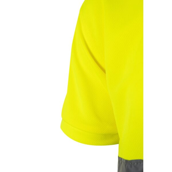 36063_209-f VL CUPID. Two-tone bird-eye polo shirt (160g/m²) with short sleeves, in polyester (100%)