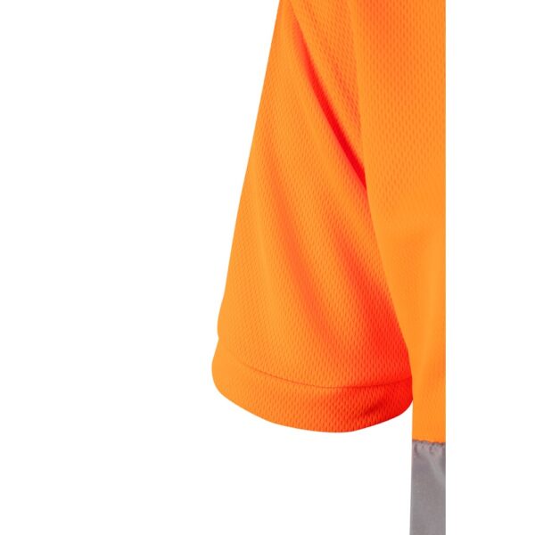 36063_214-f VL CUPID. Two-tone bird-eye polo shirt (160g/m²) with short sleeves, in polyester (100%)