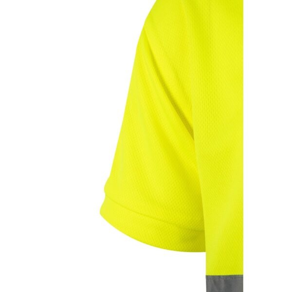 36063_219-f VL CUPID. Two-tone bird-eye polo shirt (160g/m²) with short sleeves, in polyester (100%)