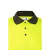 VL VULCAN. Two-tone bird-eye polo shirt (160g/m²) with long sleeves, in polyester (100%)