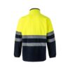VL EROS. Two-tone fleece jacket (280g/m²), in polyester (100%)