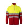 VL EROS. Two-tone fleece jacket (280g/m²), in polyester (100%)