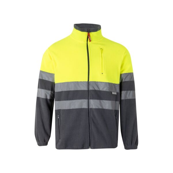 VL EROS. Two-tone fleece jacket (280g/m²), in polyester (100%)