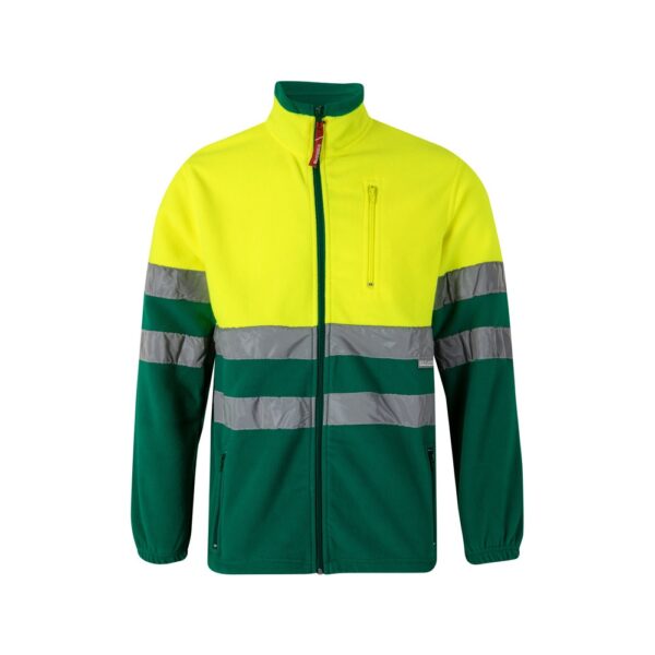 VL EROS. Two-tone fleece jacket (280g/m²), in polyester (100%)