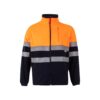 VL EROS. Two-tone fleece jacket (280g/m²), in polyester (100%)