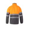 VL EROS. Two-tone fleece jacket (280g/m²), in polyester (100%)