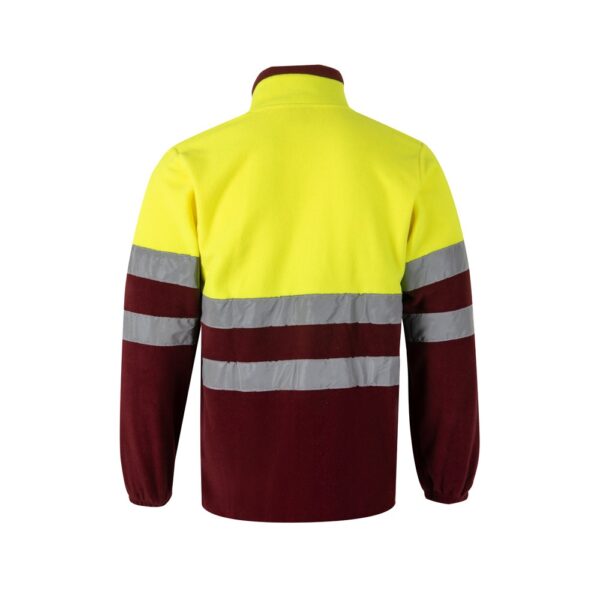 VL EROS. Two-tone fleece jacket (280g/m²), in polyester (100%)