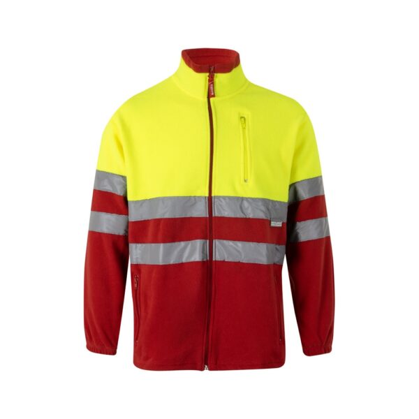 36075_205 VL EROS LARGE. Two-tone fleece jacket (280g/m²), in polyester (100%)