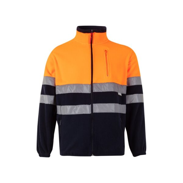36075_214 VL EROS LARGE. Two-tone fleece jacket (280g/m²), in polyester (100%)
