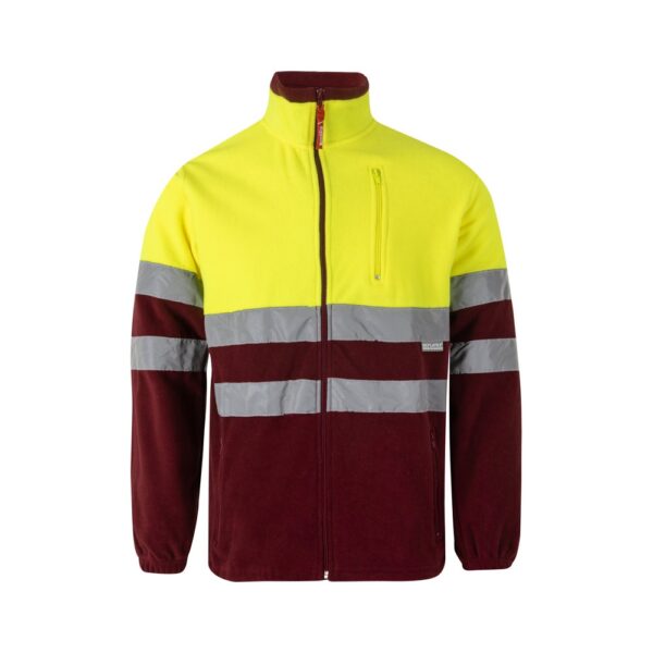 36075_225 VL EROS LARGE. Two-tone fleece jacket (280g/m²), in polyester (100%)
