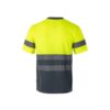 36093_207-b VL BRAHMA. Two-tone bird-eye technical T-shirt (140g/m²), in polyester (100%)
