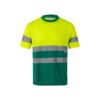 36093_209 VL BRAHMA. Two-tone bird-eye technical T-shirt (140g/m²), in polyester (100%)