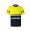 36094_204 VL BRAHMA LARGE. Two-tone bird-eye technical T-shirt (140g/m²), in polyester (100%)