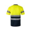 36094_204-b VL BRAHMA LARGE. Two-tone bird-eye technical T-shirt (140g/m²), in polyester (100%)