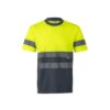 36094_207 VL BRAHMA LARGE. Two-tone bird-eye technical T-shirt (140g/m²), in polyester (100%)