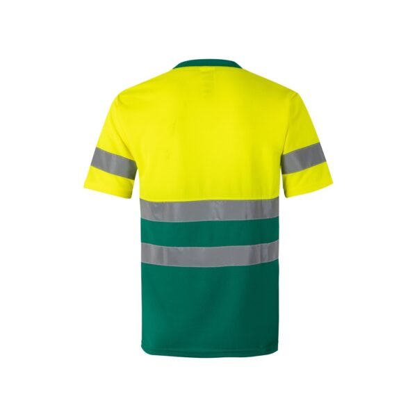 VL BRAHMA LARGE. Two-tone bird-eye technical T-shirt (140g/m²), in polyester (100%)