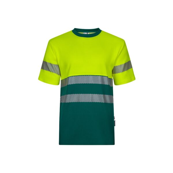 36096_209 VL BASTET. Two-tone piqué T-shirt (150g/m²), in cotton (55%) and polyester (45%)