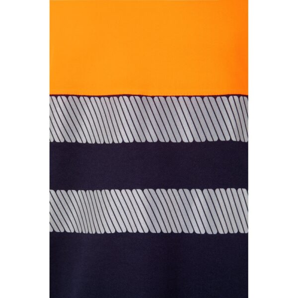 36096_214-e VL BASTET. Two-tone piqué T-shirt (150g/m²), in cotton (55%) and polyester (45%)