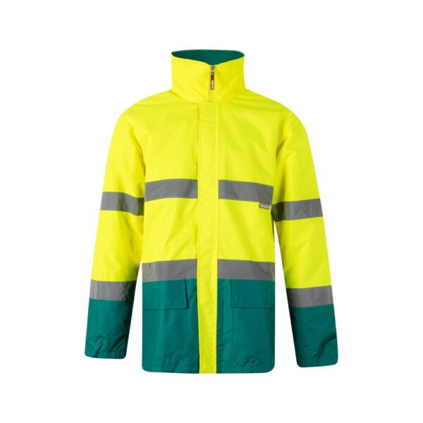 VL THEMIS. Two-tone parka (190g/m²), in polyester (100%), with PU coating