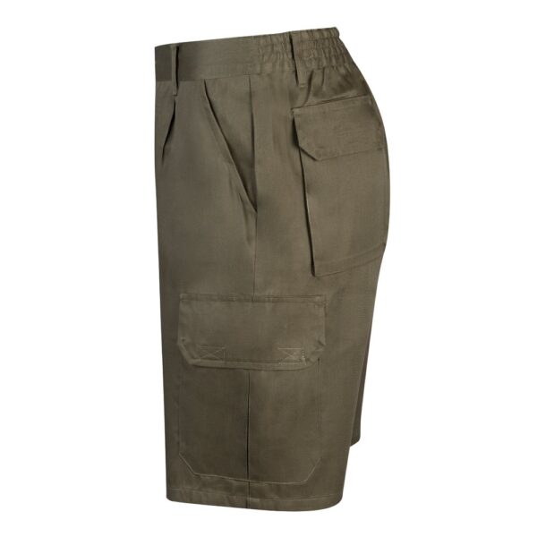 VL CHIONE. Bermuda shorts in multi-pocket twill (200g/m²), in cotton (35%) and polyester (65%)