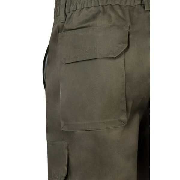 VL CHIONE. Bermuda shorts in multi-pocket twill (200g/m²), in cotton (35%) and polyester (65%)
