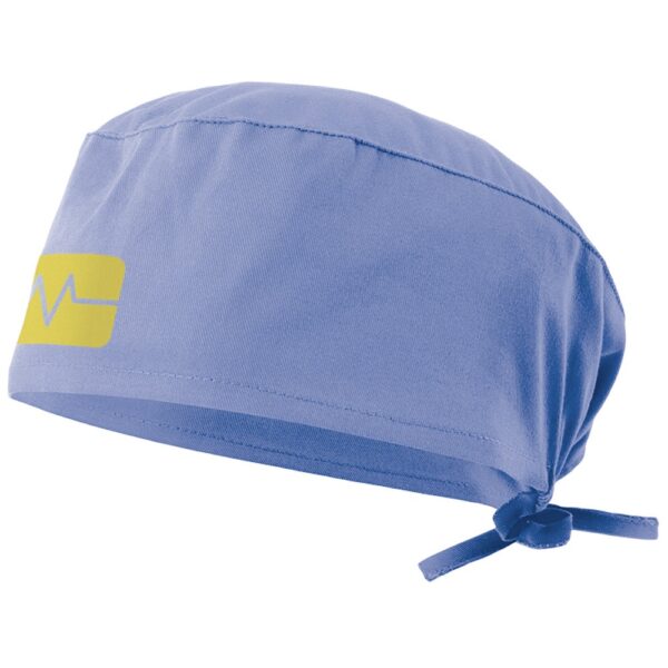 36126_164-logo VL ENLIL. Sanitary twill cap (190g/m²), in cotton (35%) and polyester (65%)