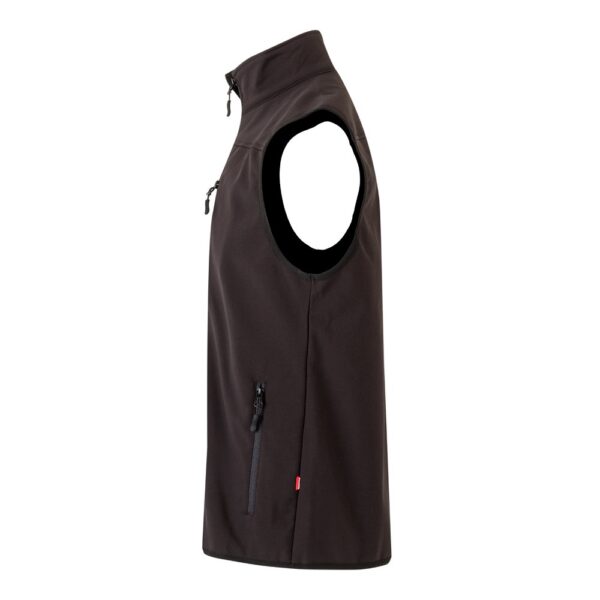 36136_103-c VL VARUNA. Soft shell vest (280g/m²), with polar lining, in polyester (94%) and elastane (6%)