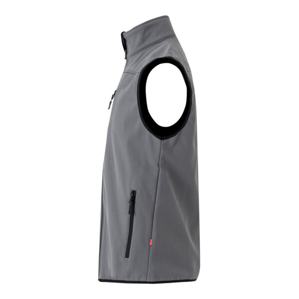 36136_113-c VL VARUNA. Soft shell vest (280g/m²), with polar lining, in polyester (94%) and elastane (6%)