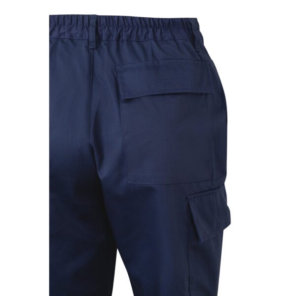 36138_204-f VL ARTEMIS. Two-tone trousers, in twill (190g/m²), cotton (20%) and polyester (80%)