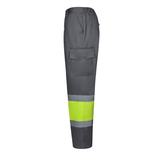 36138_207-c VL ARTEMIS. Two-tone trousers, in twill (190g/m²), cotton (20%) and polyester (80%)