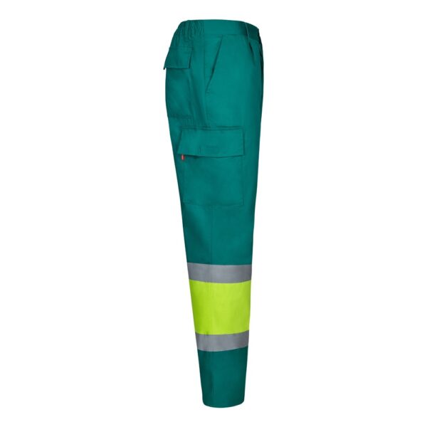 36138_209-d VL ARTEMIS. Two-tone trousers, in twill (190g/m²), cotton (20%) and polyester (80%)
