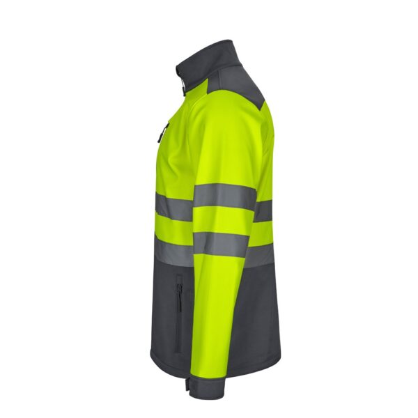 36145_207-c VL HESTIA LARGE. Two-tone soft shell jacket (280g/m²), with fleece lining and TPU membrane, in polyester (96%) and elastane (4%)