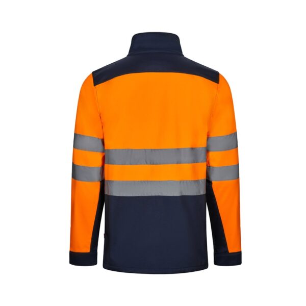 36145_214-b VL HESTIA LARGE. Two-tone soft shell jacket (280g/m²), with fleece lining and TPU membrane, in polyester (96%) and elastane (4%)
