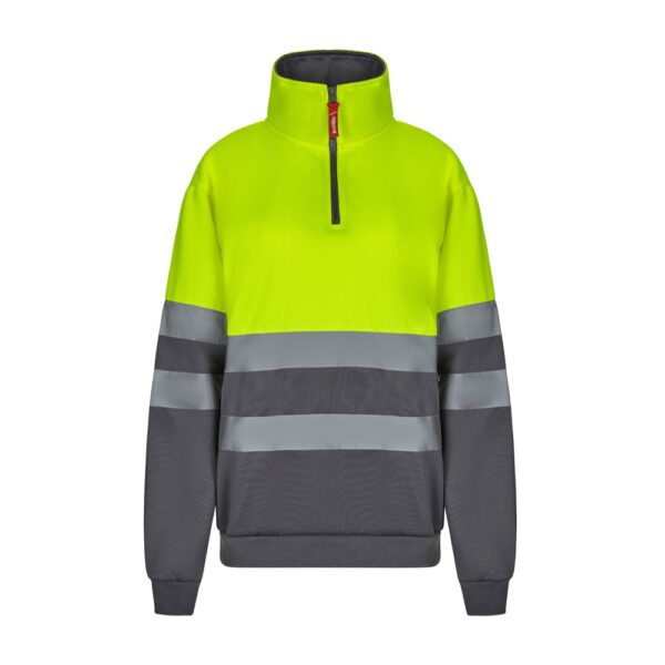 VL THOR LARGE. Two-tone sweatshirt (300g/m²) in polyester fleece (100%)
