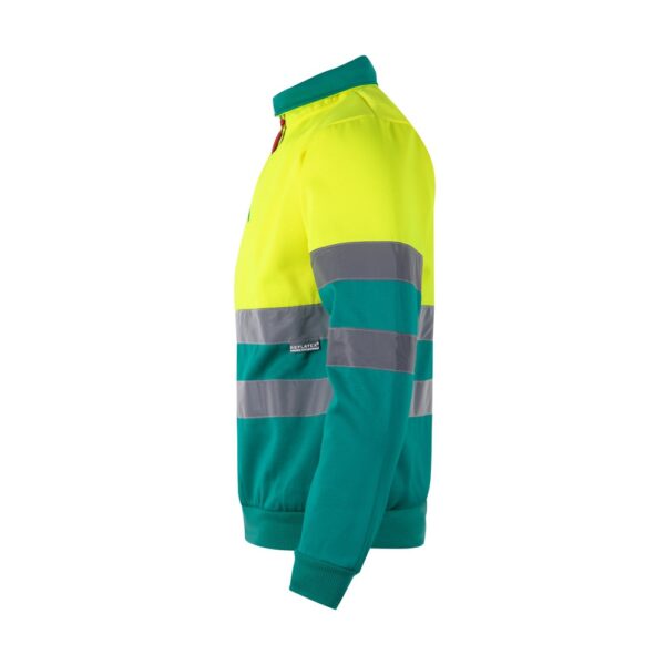 VL THOR LARGE. Two-tone sweatshirt (300g/m²) in polyester fleece (100%)