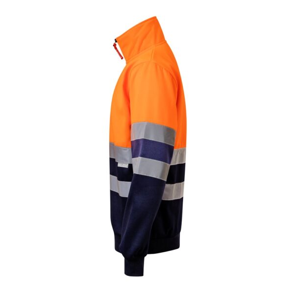VL THOR LARGE. Two-tone sweatshirt (300g/m²) in polyester fleece (100%)