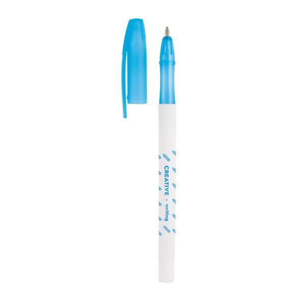 51110_124-c-logo JADE. PP Ball pen with coloured cap