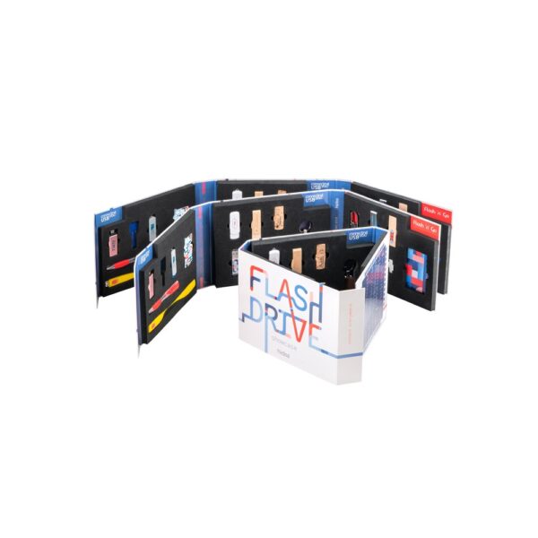 70070_100 FLASH DRIVE SHOWCASE. Customised pen drives showcase