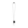 75091. SET Lanyard NAUTIC Long (Ø 7 mm) with D-shape carabiner 55 mm and safety lock Ø 7 mm