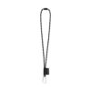75091. SET Lanyard NAUTIC Long (Ø 7 mm) with D-shape carabiner 55 mm and safety lock Ø 7 mm