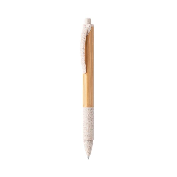 KUMA. Bamboo ball pen with non-slip clip