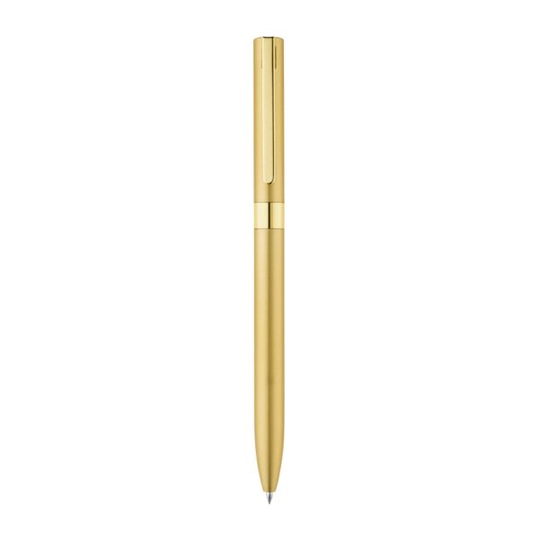 CLARE. Recycled aluminium (100% rAL) twist action ball pen with clip