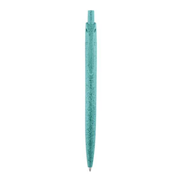 CAMILA. Wheat straw fibre and ABS ball pen with clip