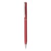 LESLEY METALLIC. Aluminium ball pen with clip and twist mechanism