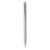 LESLEY METALLIC. Aluminium ball pen with clip and twist mechanism