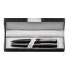 IMPERIO. Metal rollerball and ballpoint set with twist mechanism